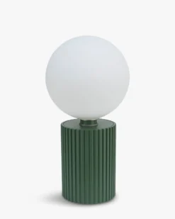 Lampe de table indoor/outdoor, Vert eucalyptus, H24 Luna