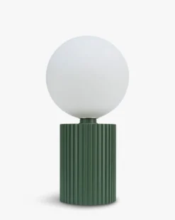 Lampe de table indoor/outdoor, Vert eucalyptus, H24 Luna