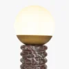 Lampe de table, Marbre naturel Rosso Levanto, H24 Noctis