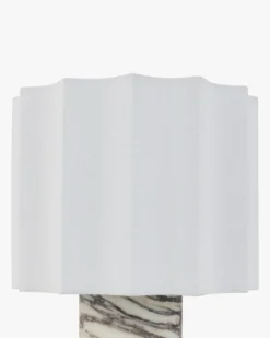 Lampe de table, Marbre Viola Calacatta & Lin, H26,5 Bridget