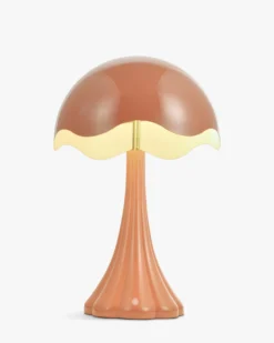 Lampe de table, Terracotta glossy, H52 Tulip
