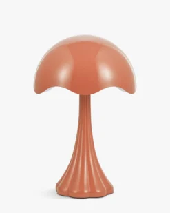 Lampe de table, Terracotta glossy, H52 Tulip