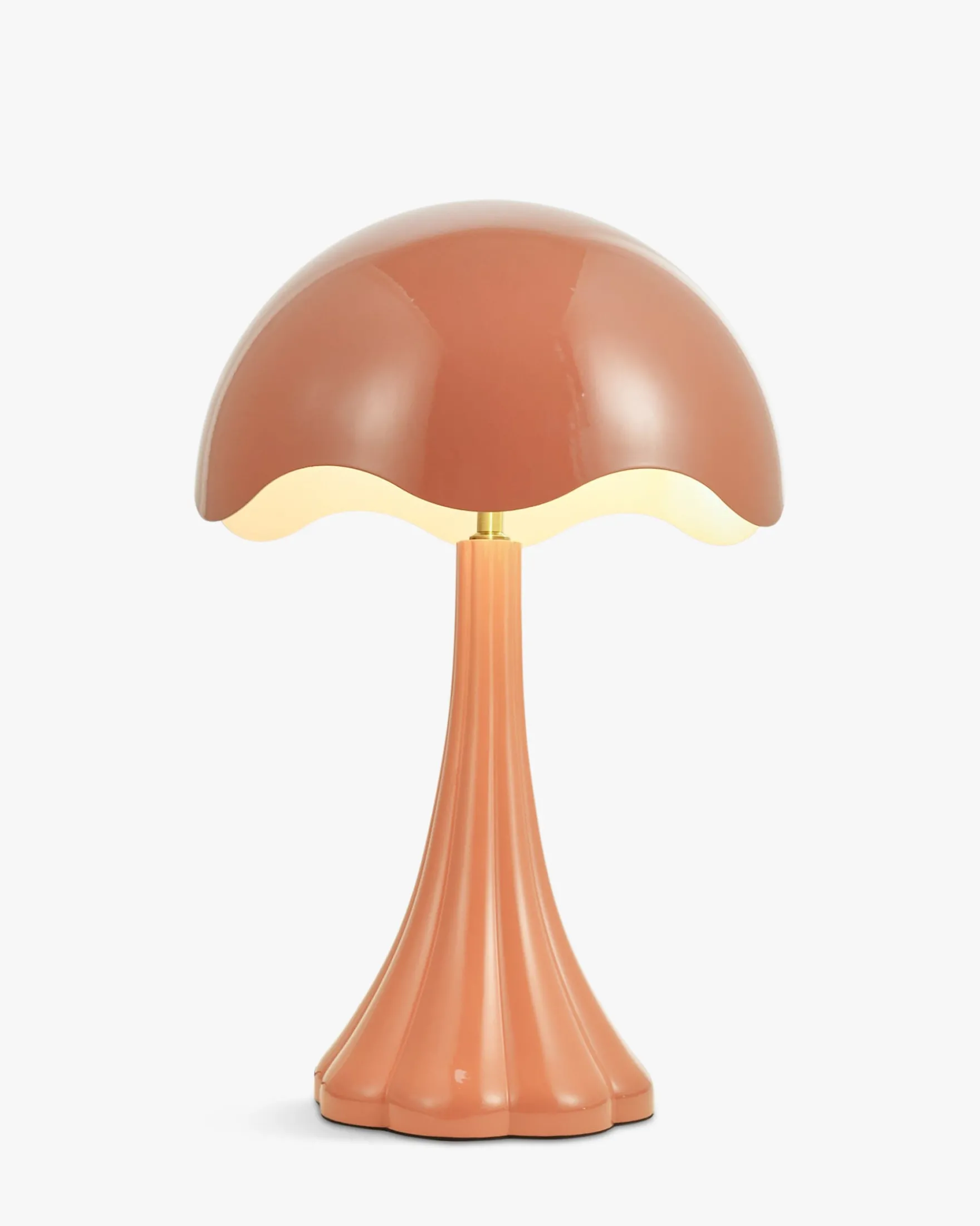 Lampe de table, Terracotta glossy, H52 Tulip