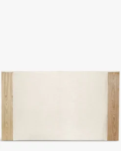 Literie, Cadre de lit avec rangement bois, crème vanille & bois noir, 160x200 Infinity