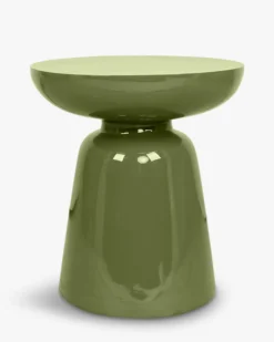 Meuble d'appoint, Fibre de verre kaki glossy, H44 Cersei