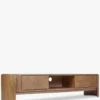 Meuble TV, Bois de frêne teinte noyer, L180 Elipse