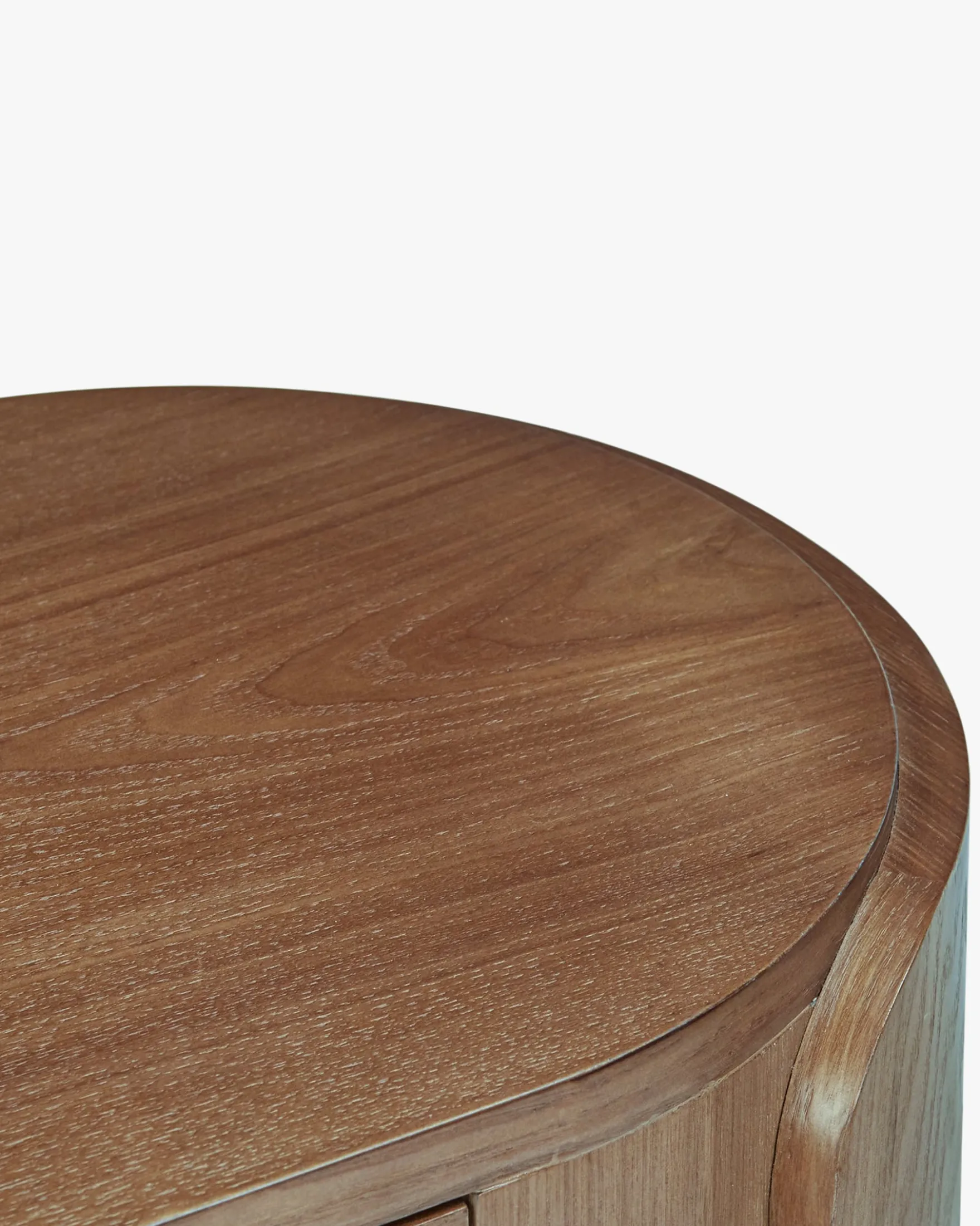 Meuble TV, Bois de frêne teinte noyer, L180 Elipse