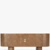 Meuble TV, Bois teinte noyer, L140 Lombok