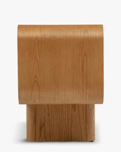 Meuble TV, Cannage naturel & bois blond, L160 Oxford