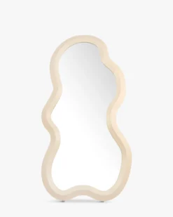 Miroir organique, Beige nude, H180 Cowara