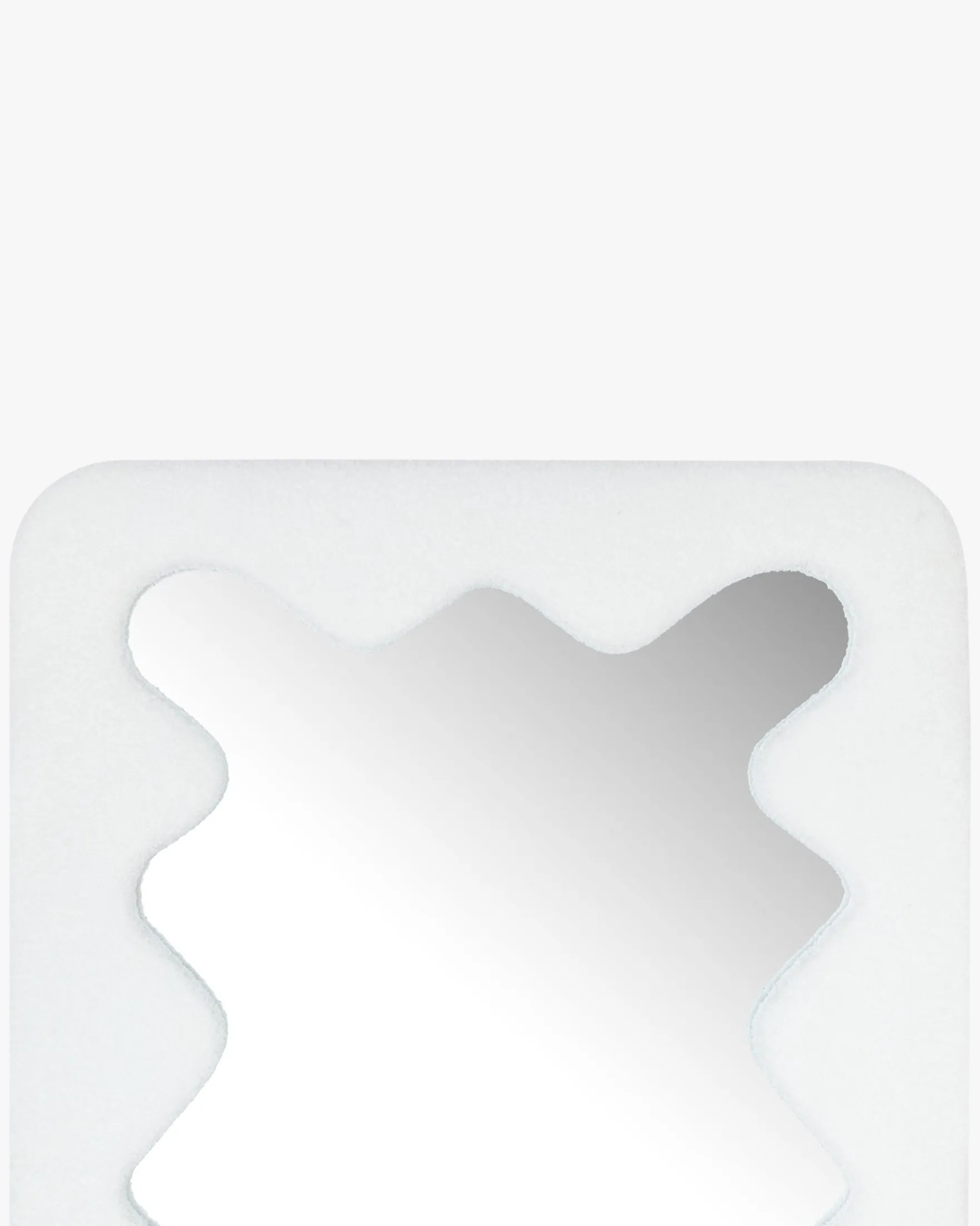 Miroir organique, Velours teddy, H170 Papeete