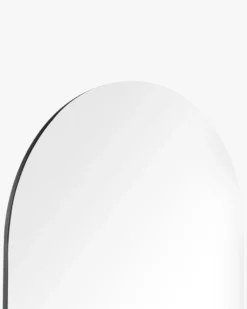 Miroir, Verre & métal noir, 185x90 Elle