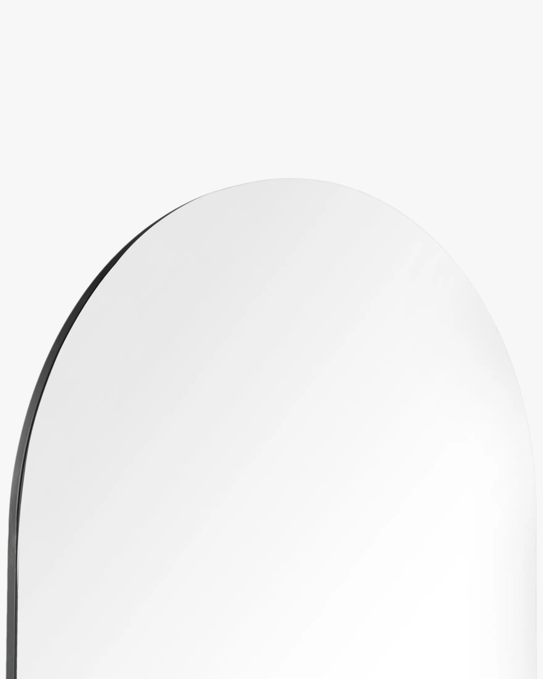 Miroir, Verre & métal noir, 185x90 Elle