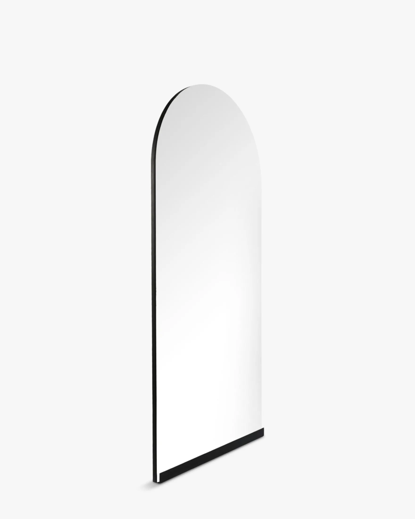 Miroir, Verre & métal noir, 185x90 Elle