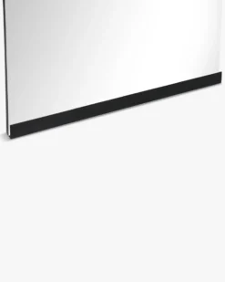 Miroir, Verre & métal noir, 185x90 Elle