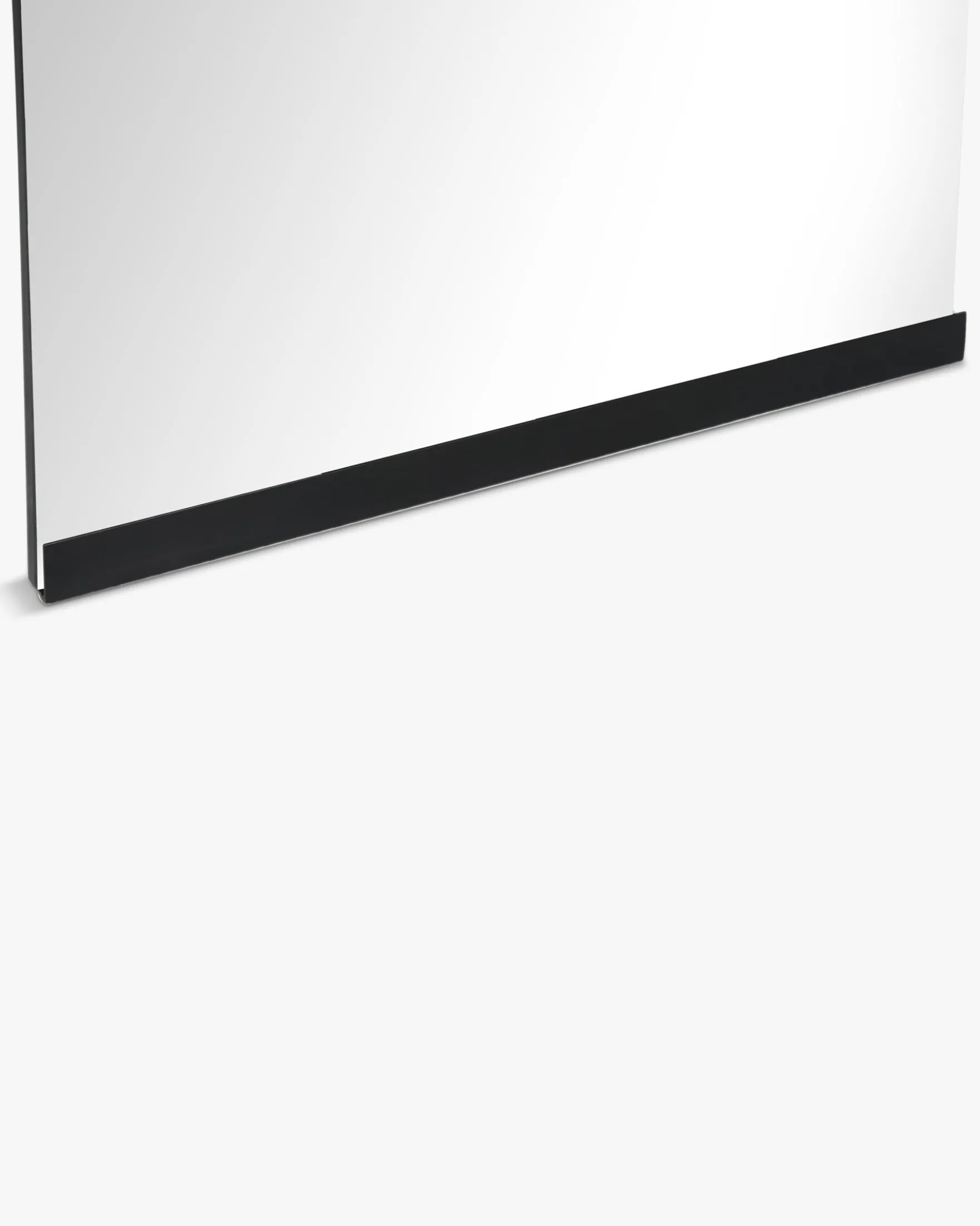 Miroir, Verre & métal noir, 185x90 Elle