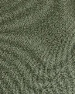 Méridienne accoudoir droite, Vert kaki bouclé, L200 Giulia