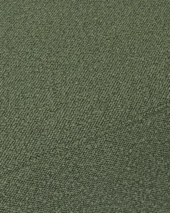 Méridienne accoudoir gauche, Vert kaki bouclé, L200 Giulia