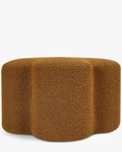Pouf, Bouclette marron, H40 Ipsy
