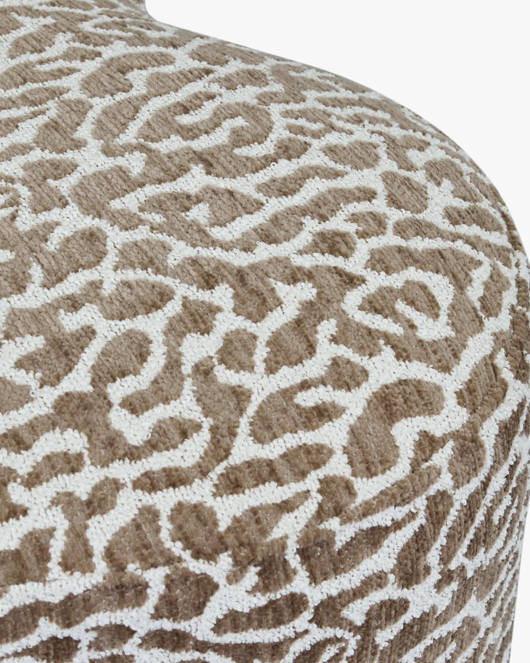 Pouf, Marron léopard, H40 Ipsy