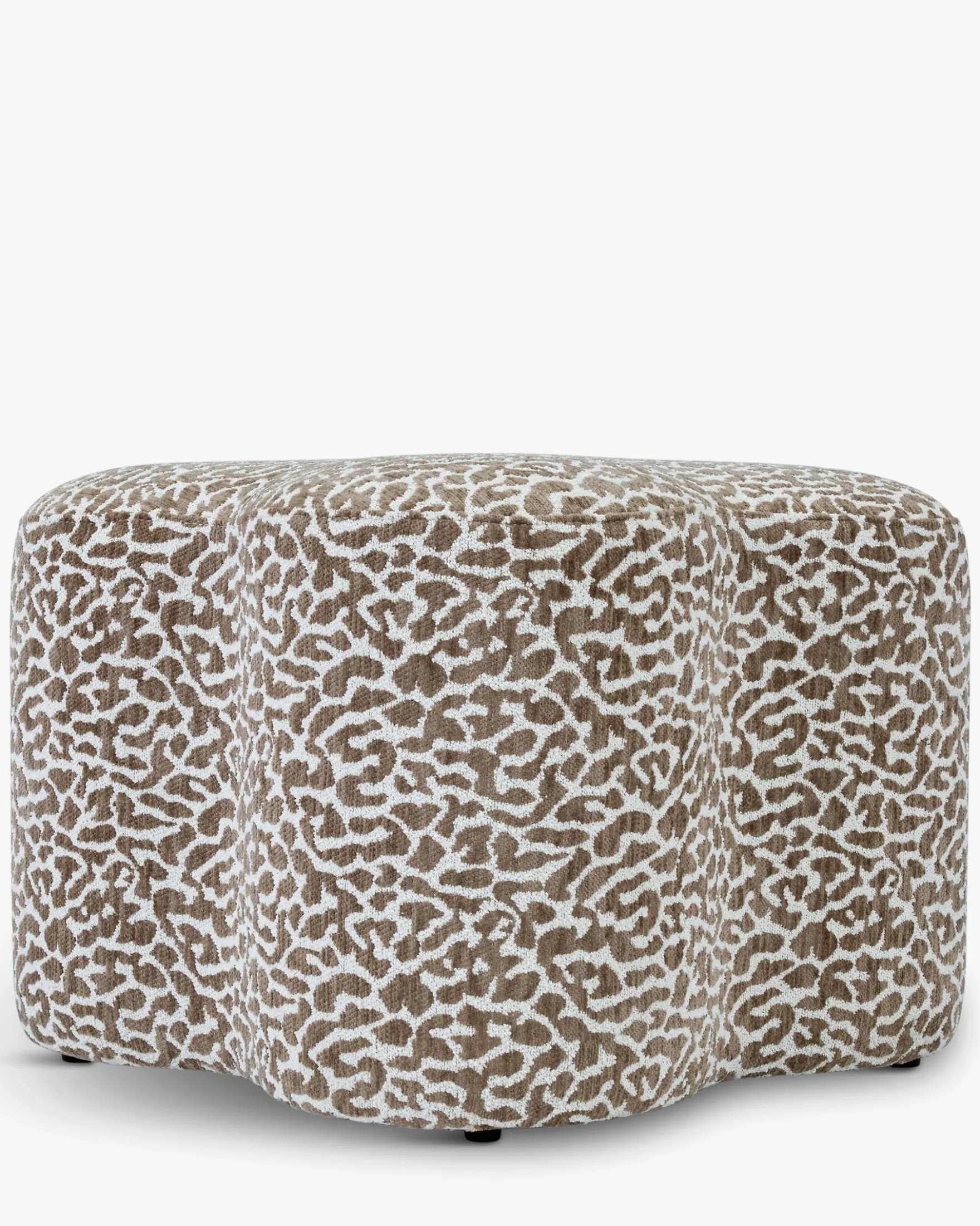 Pouf, Marron léopard, H40 Ipsy