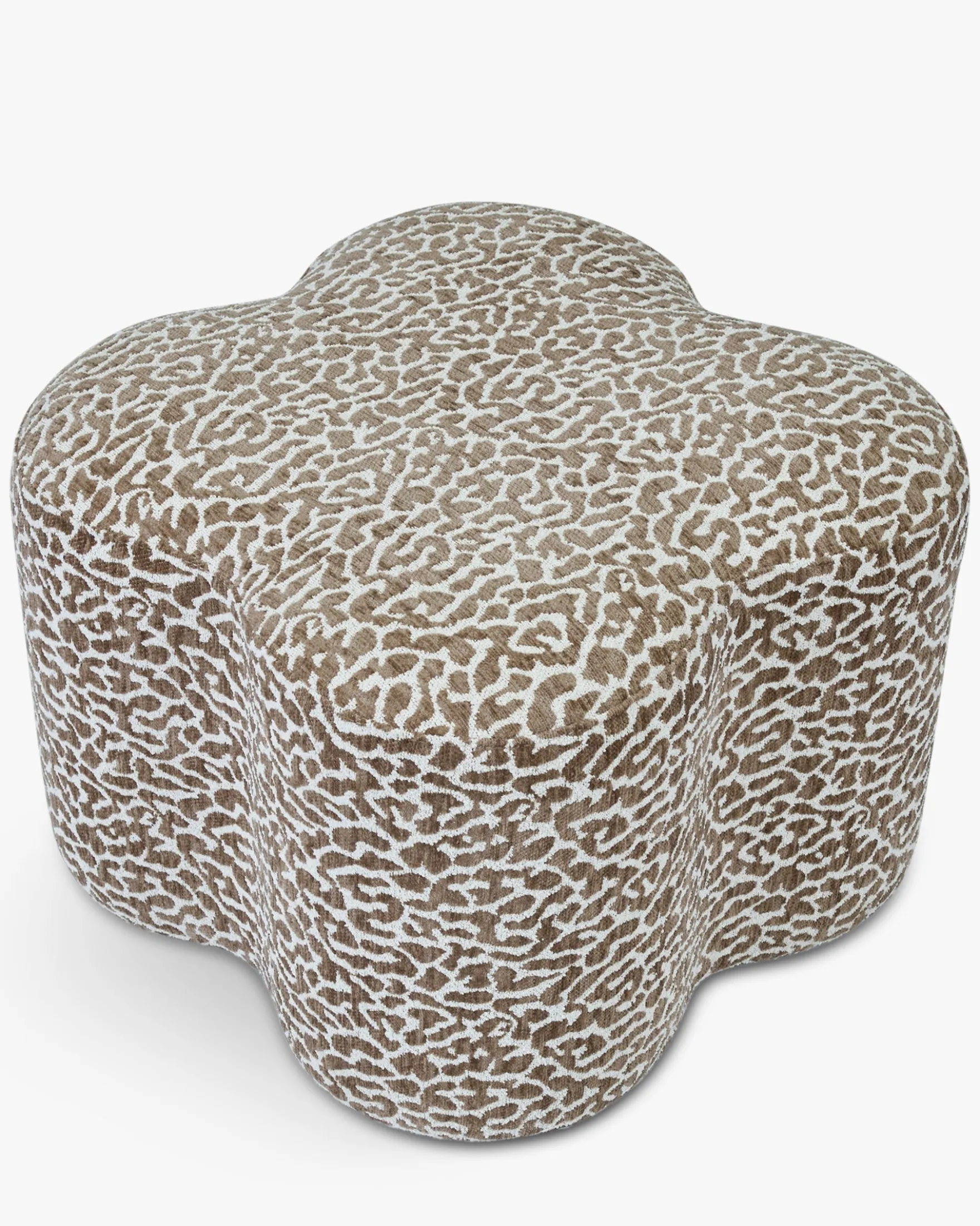 Pouf, Marron léopard, H40 Ipsy