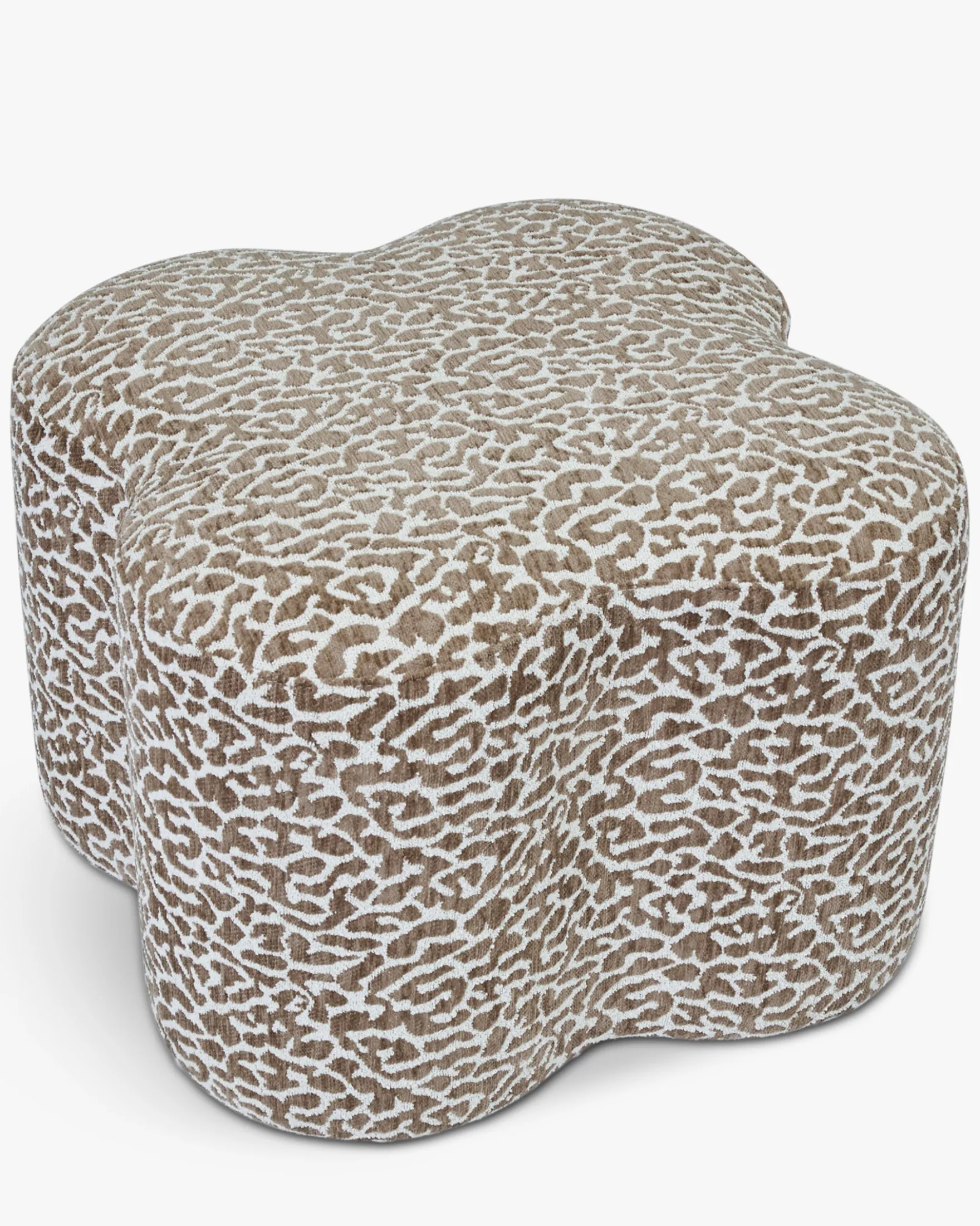 Pouf, Marron léopard, H40 Ipsy