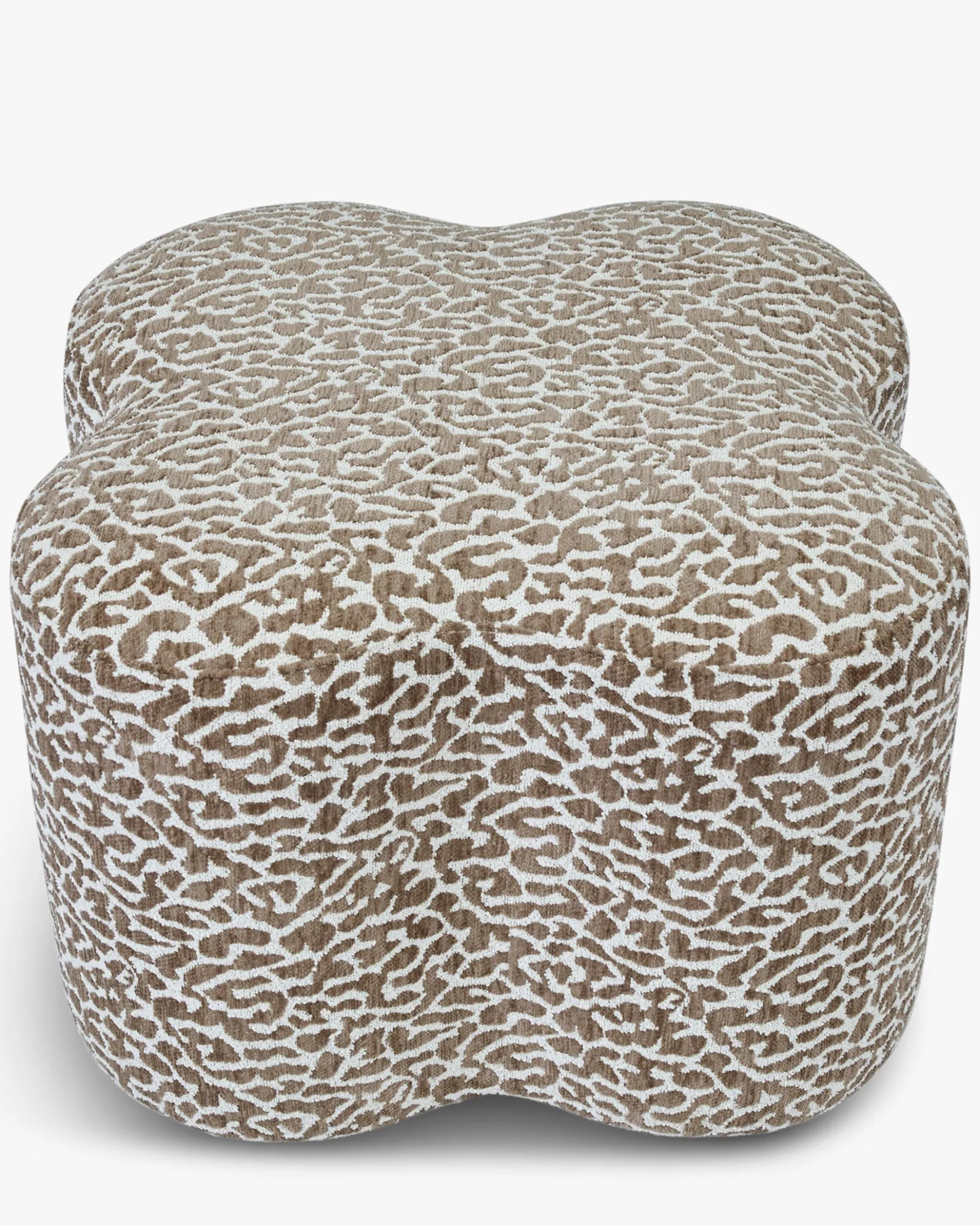 Pouf, Marron léopard, H40 Ipsy