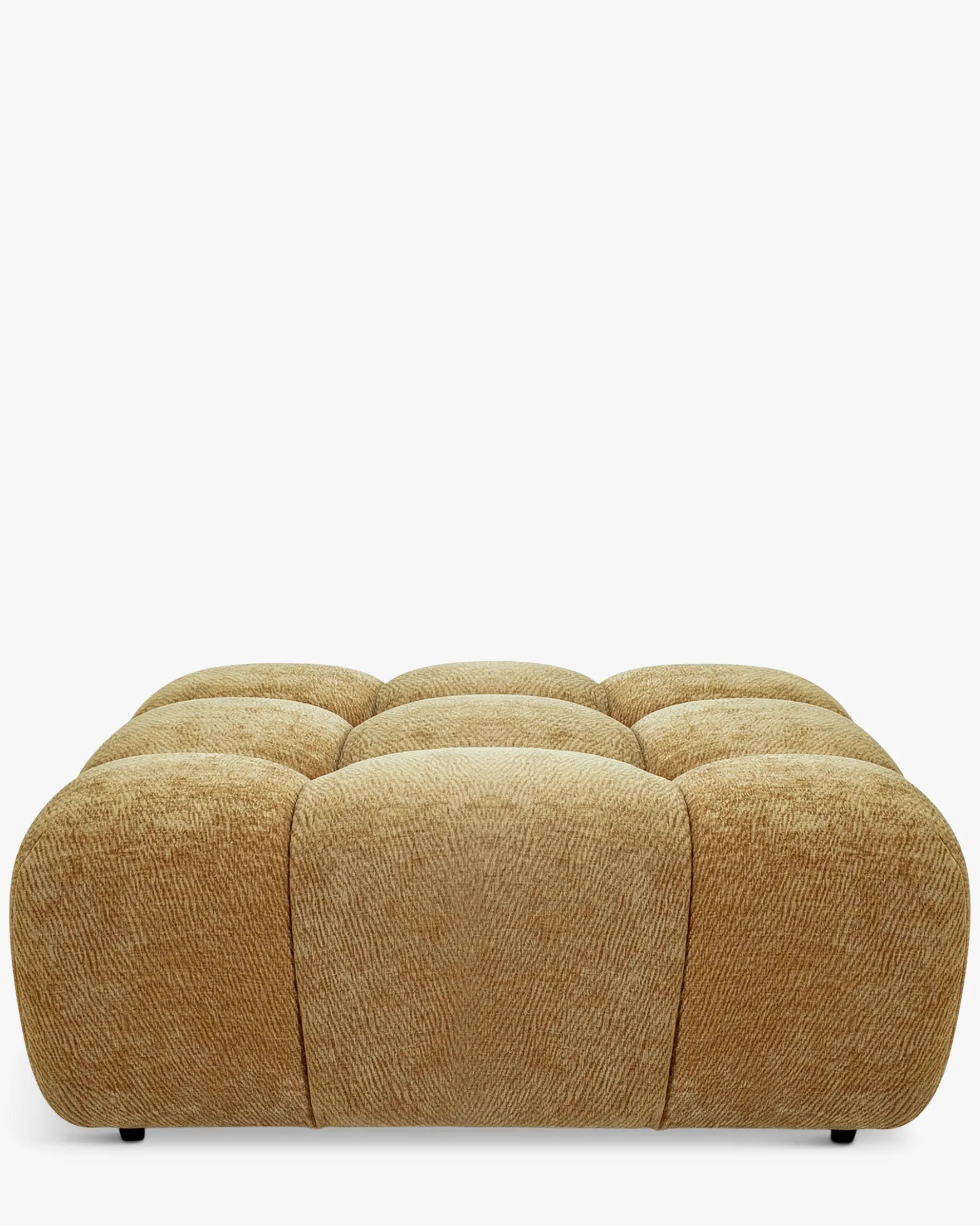 Pouf modulable, Camel crêpé Waffle