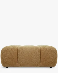 Pouf modulable, Camel crêpé Waffle