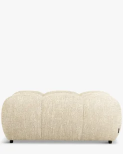 Pouf modulable, Tweed beige Waffle