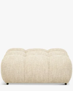 Pouf modulable, Tweed beige Waffle