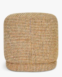 Pouf, Tweed jaune miami, H41 Enzo