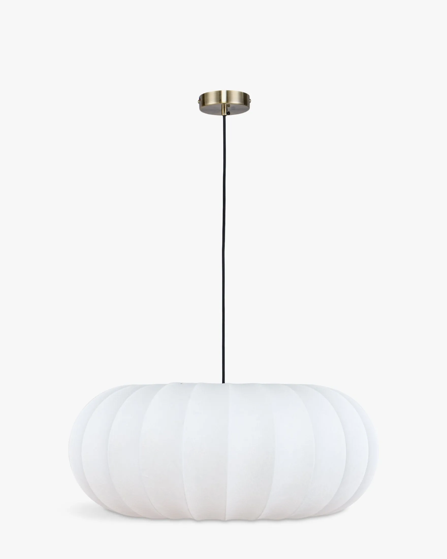 Suspension, Blanc satiné & laiton brossé, ajustable Akita