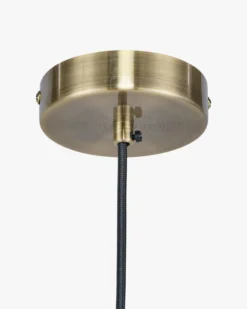 Suspension, Blanc satiné & laiton brossé, ajustable Akita
