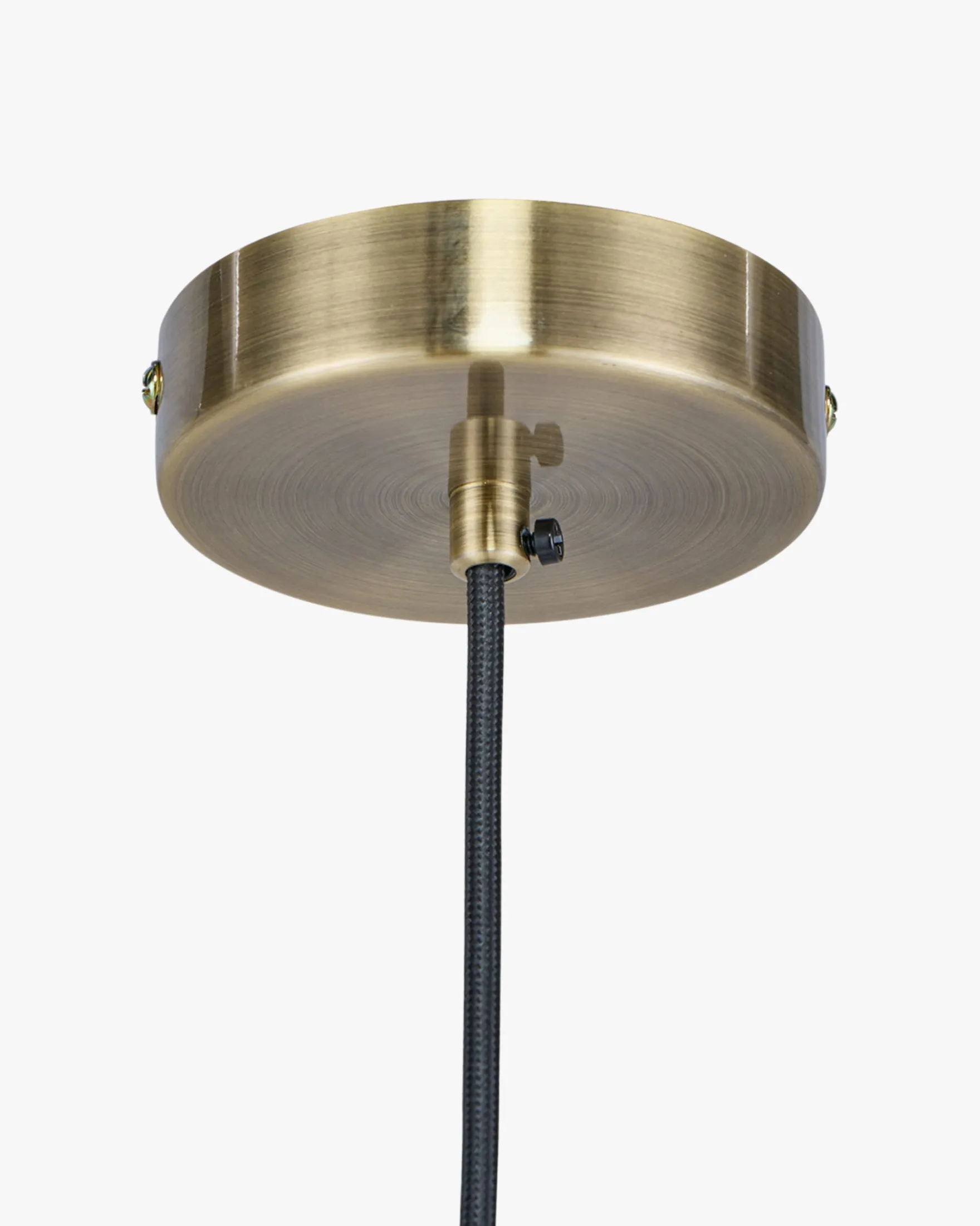 Suspension, Blanc satiné & laiton brossé, ajustable Akita