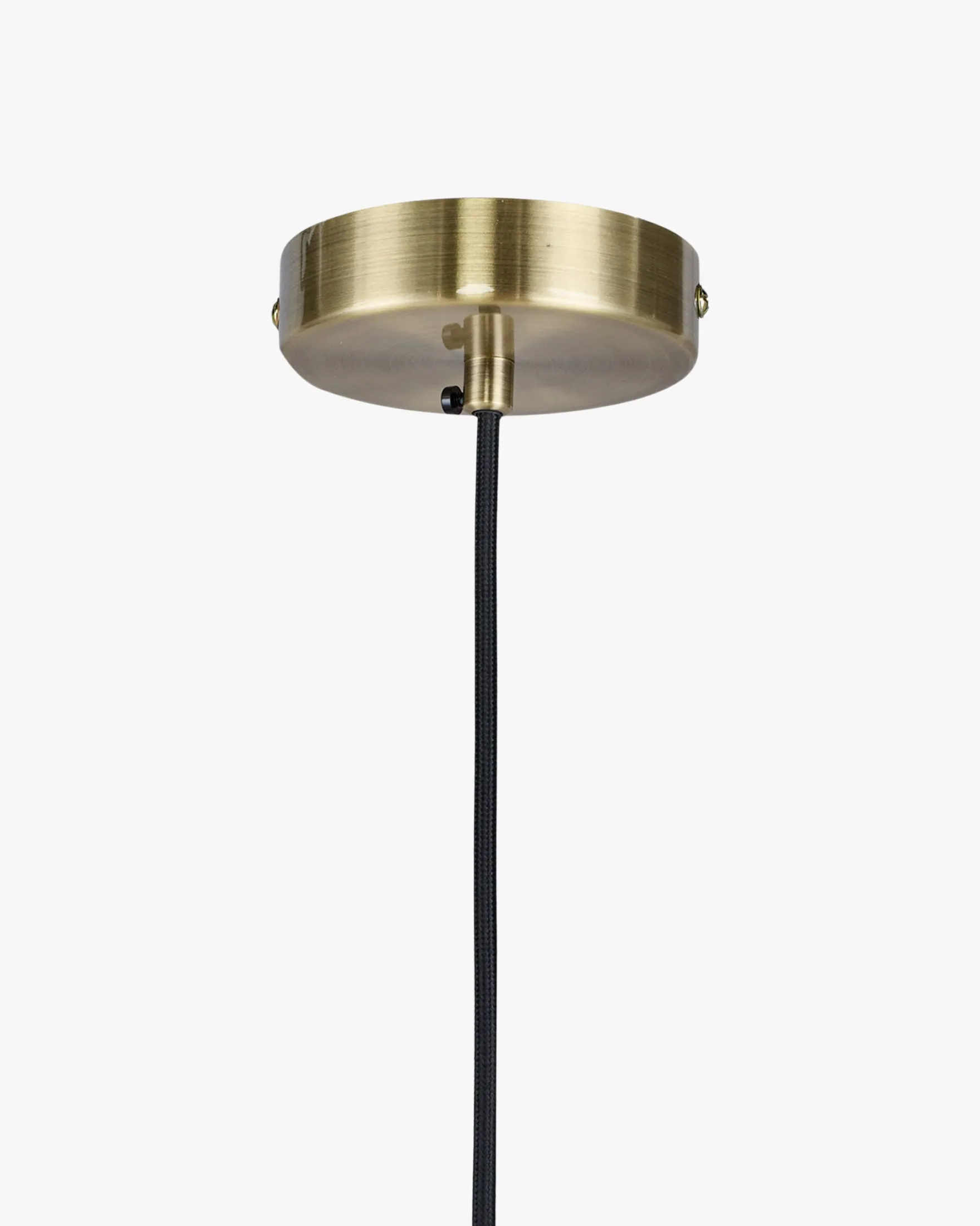 Suspension, Blanc satiné & laiton brossé, ajustable Aichi
