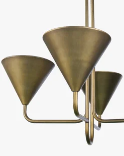 Suspension, Métal Finition Bronze, Ø68 Albatre