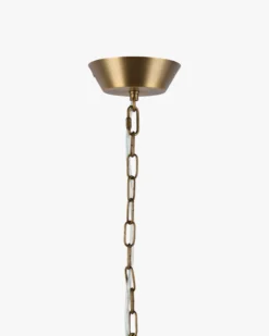 Suspension, Raphia & fer doré, ajustable Albane