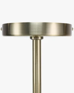 Suspension, Verre blanc & laiton brossé Tokyo