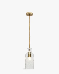 Suspension, Verre carafe, H24 Adler
