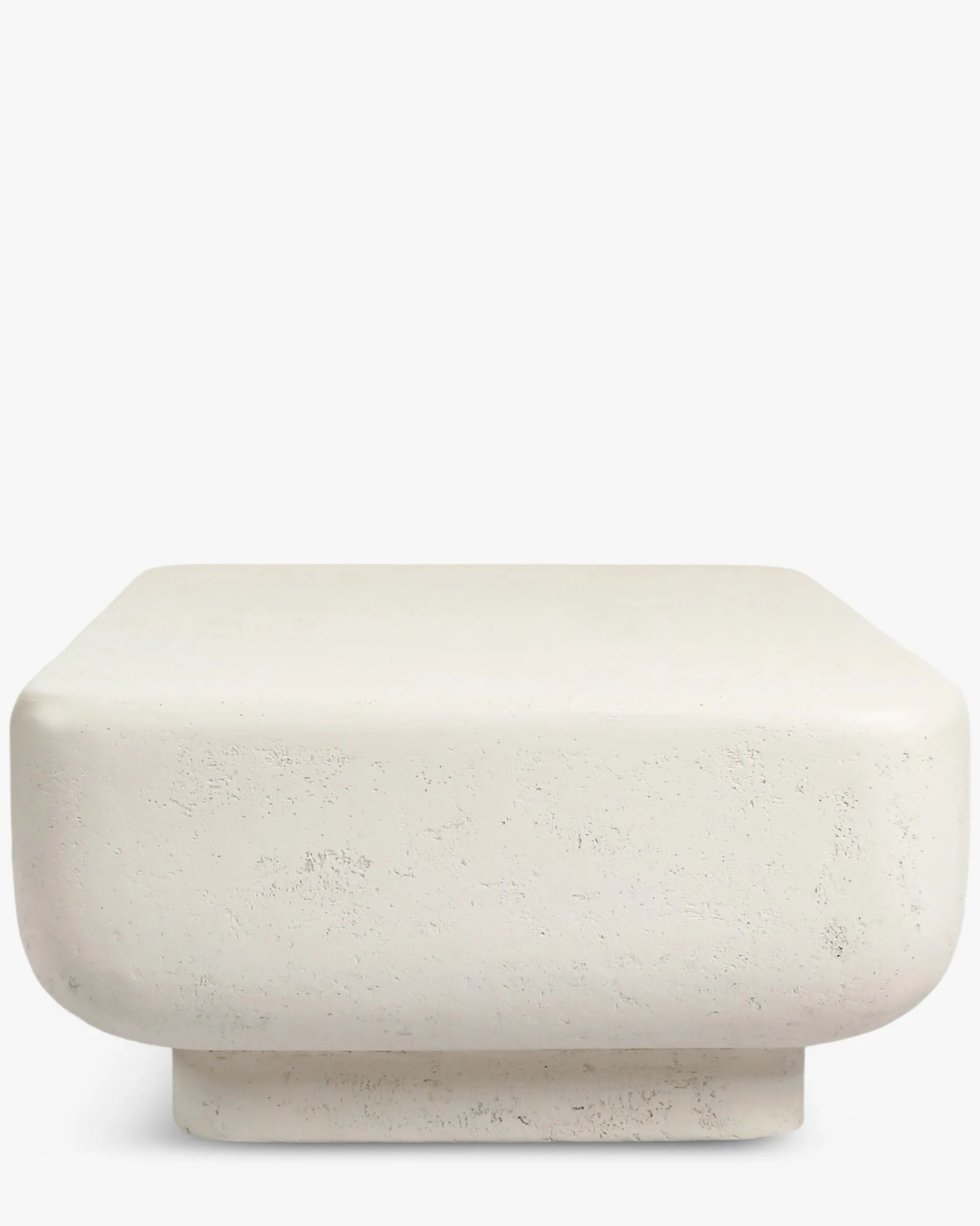 Table basse, Blanc effet ciment, L110 Lithos