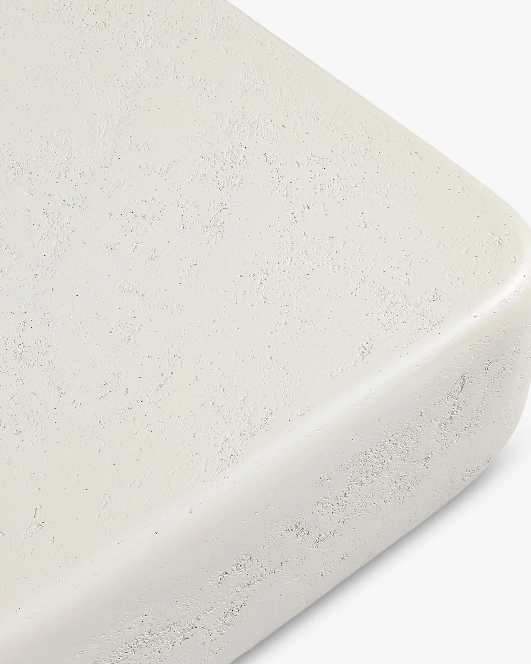Table basse, Blanc effet ciment, L110 Lithos