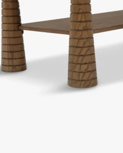 Table basse, Bois de Frêne Teinte Noyer, L120 Temba