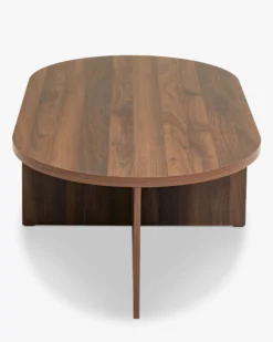 Table basse, Bois noyer, Ø120 Kyoto