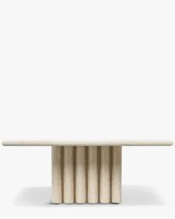 Table basse, Effet travertin glossy, L85 Artemis