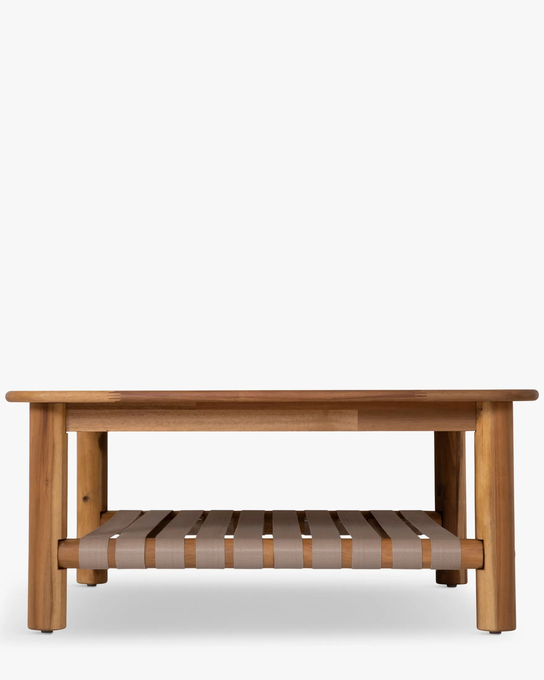 Table basse extérieur, Bois d'acacia waterproof, 90x90 Bexley