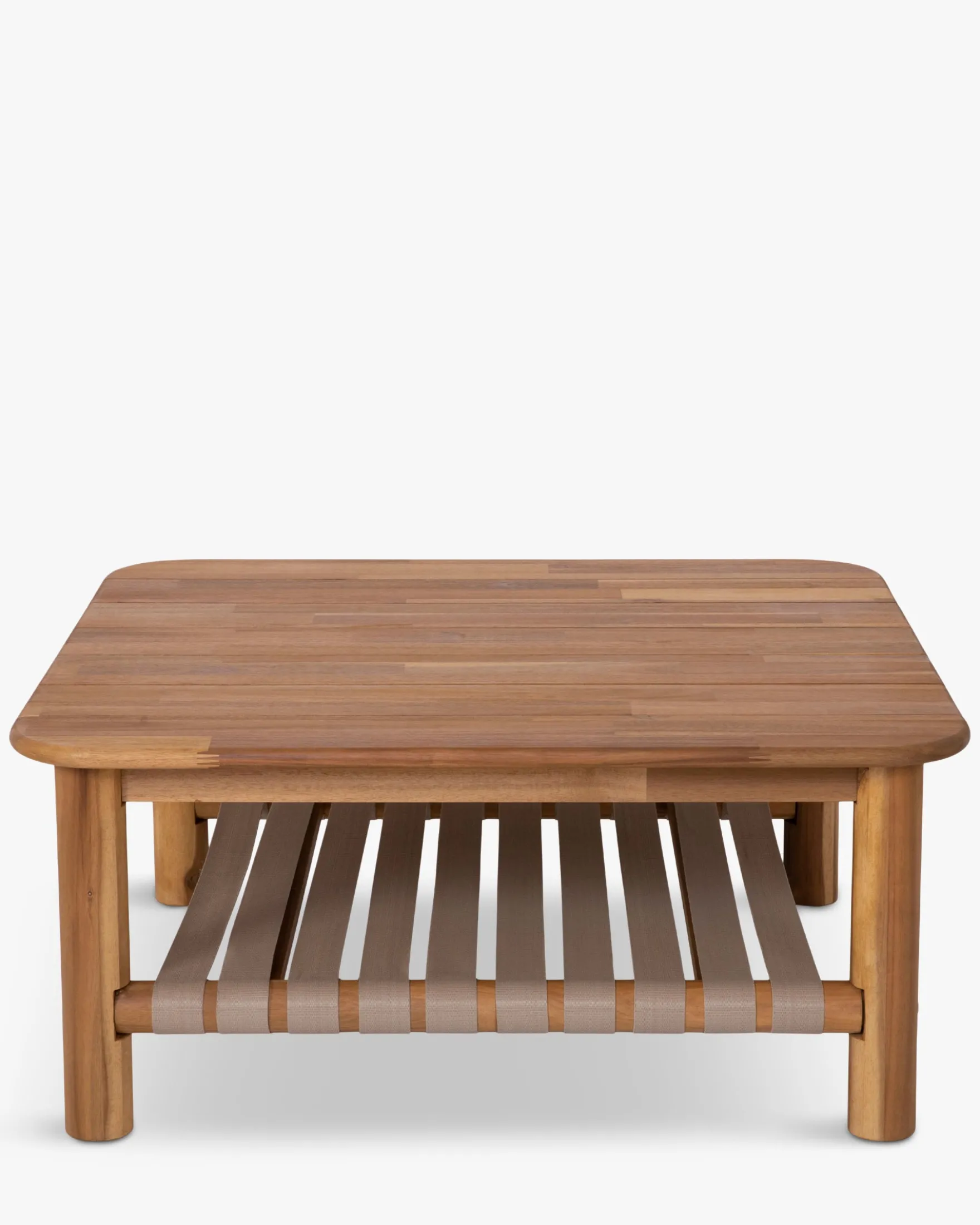 Table basse extérieur, Bois d'acacia waterproof, 90x90 Bexley
