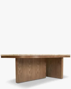 Table basse, L100, Travertin waterproof & bois de frêne teinte noyer Highland L