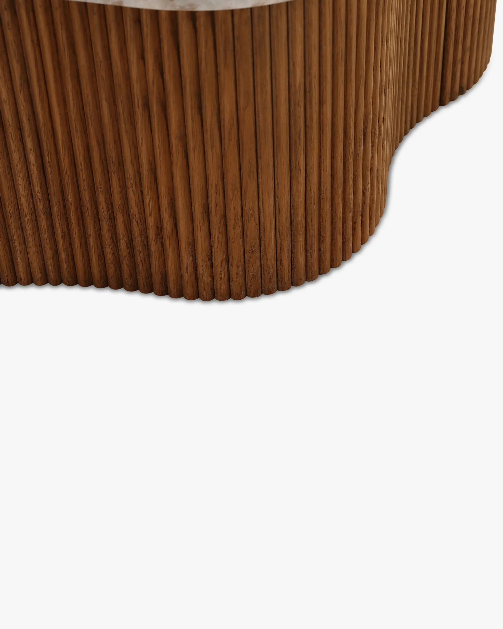Table basse, Marbre rouge, L100 Isleta